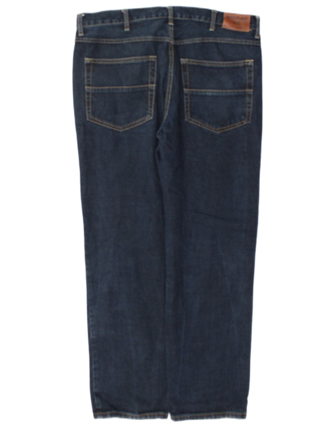 Calça jeans reta masculina Farah W36 L32 algodão azul marinho