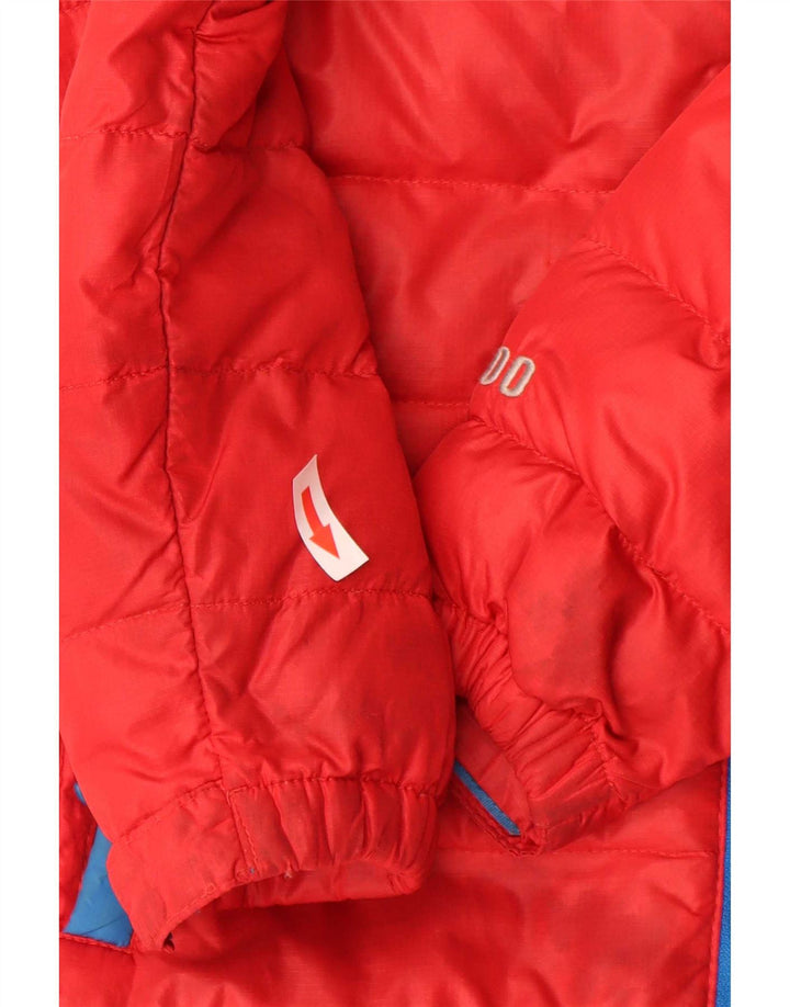 Casaco acolchoado The North Face Boys 7-8 anos pequeno vermelho