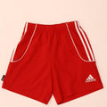 Shorts esportivos Adidas Boys Climalite 9-10 anos XS vermelho poliéster