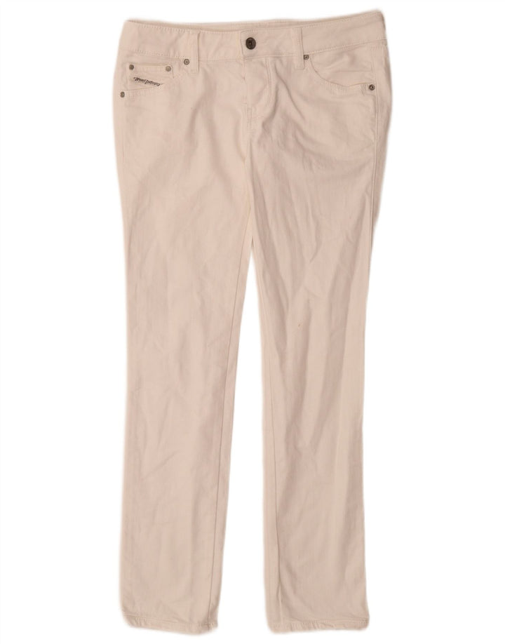 Diesel Cuddy Slim Jeans Feminino W28 L29 Algodão Branco