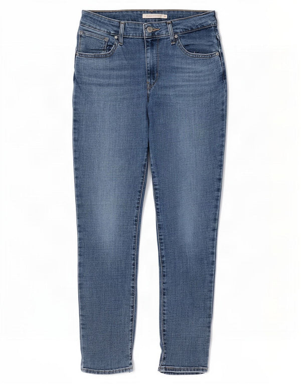 Calça jeans feminina Levi's 721 High Rise Skinny W28 L28 azul algodão