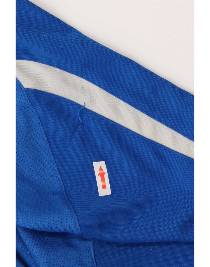 Camiseta masculina Puma grande azul colorblock poliéster