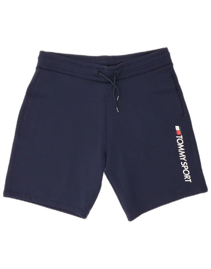Shorts esportivos gráficos masculinos Tommy Hilfiger médio azul marinho