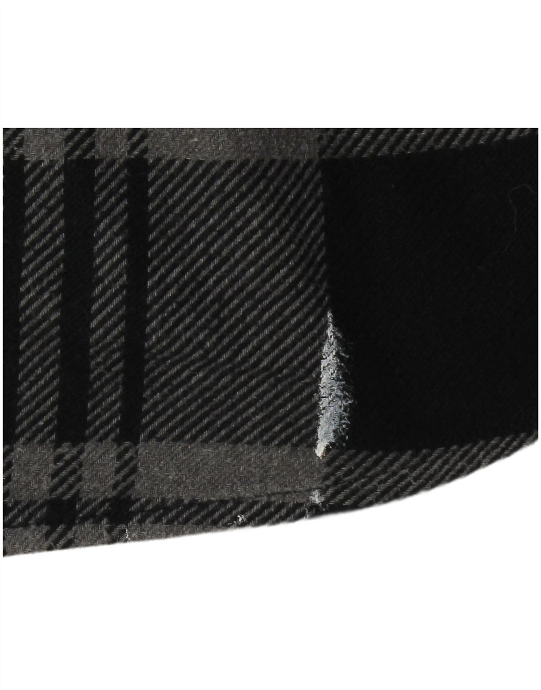 Camisa masculina de flanela Orvis grande algodão xadrez cinza