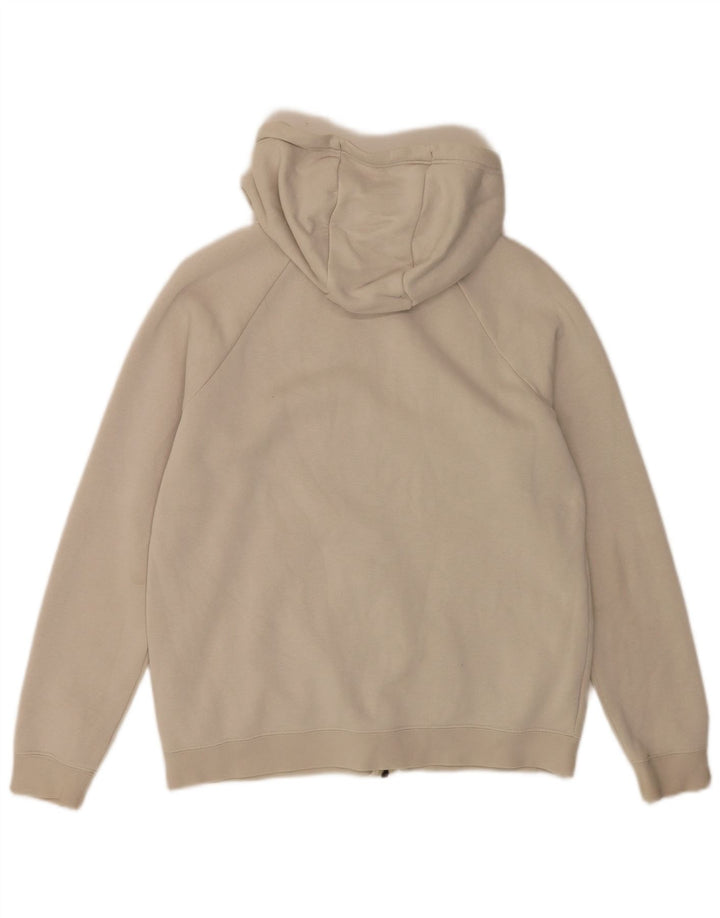 Suéter Nike feminino com capuz e zíper UK 14 médio branco