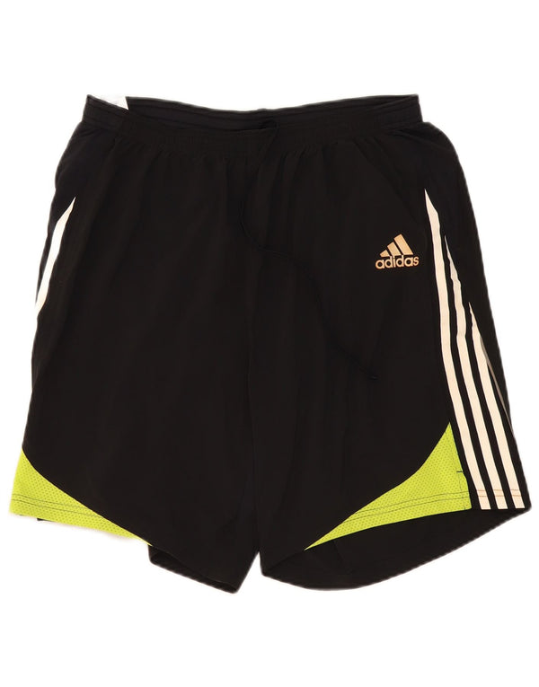 Adidas Mens Sport Shorts Grande Poliéster Colorblock Preto