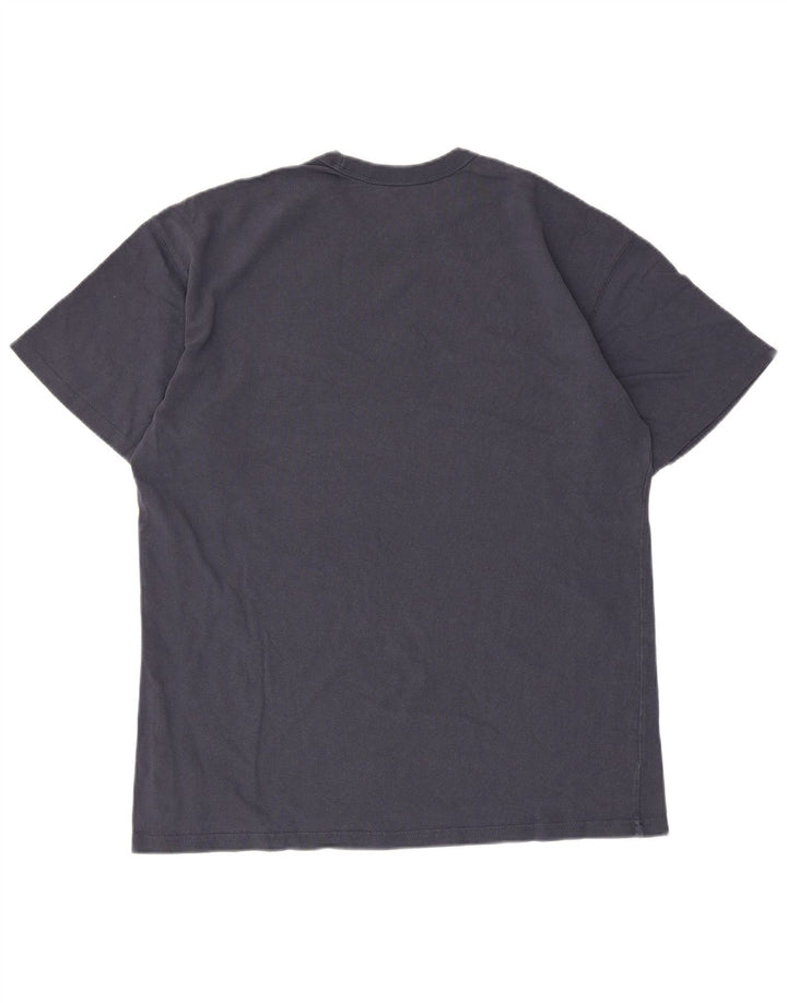 Camiseta masculina Nike Loose Fit Top Médio Algodão Azul Marinho