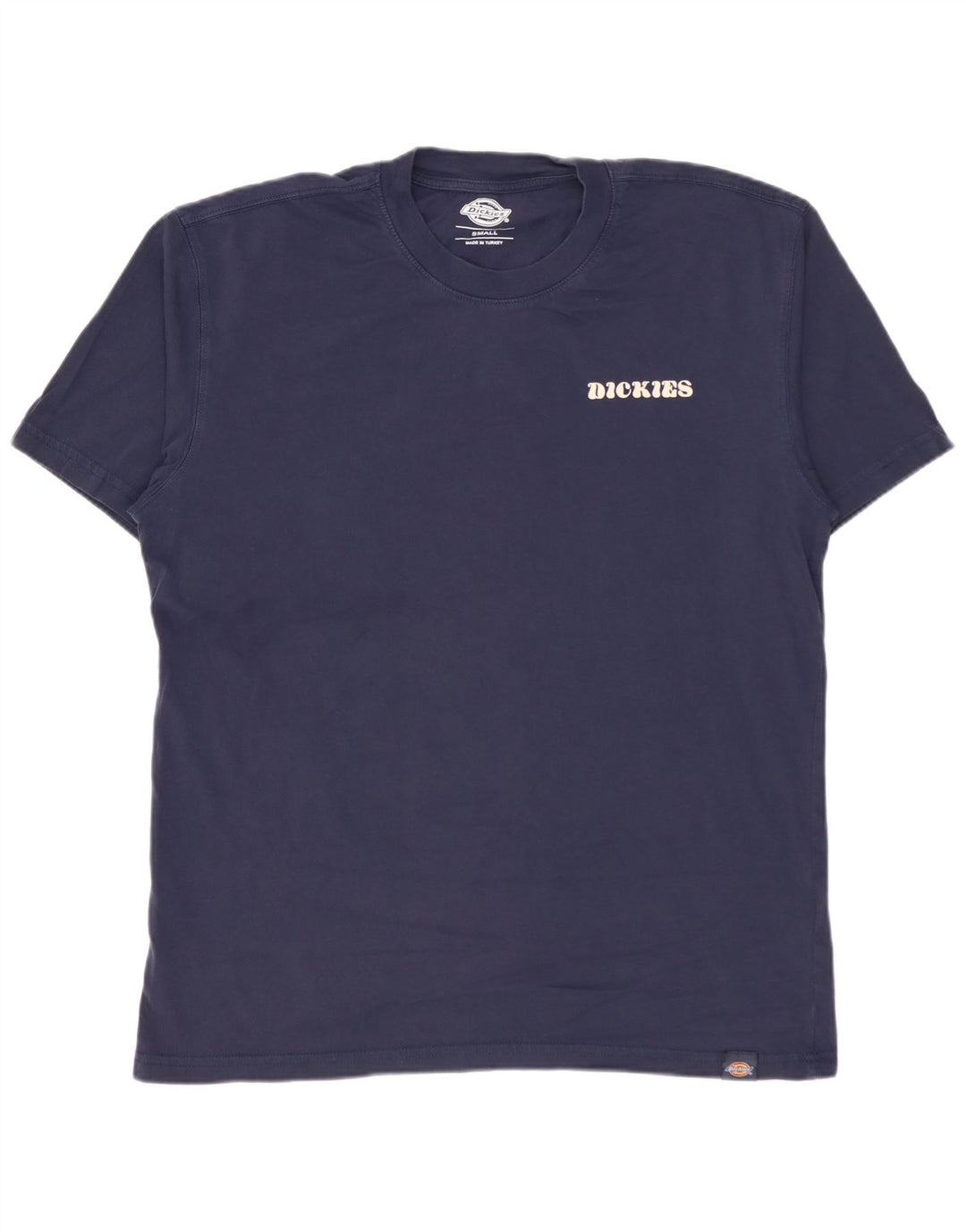 DICKIES Camiseta masculina gráfica top pequeno algodão azul marinho