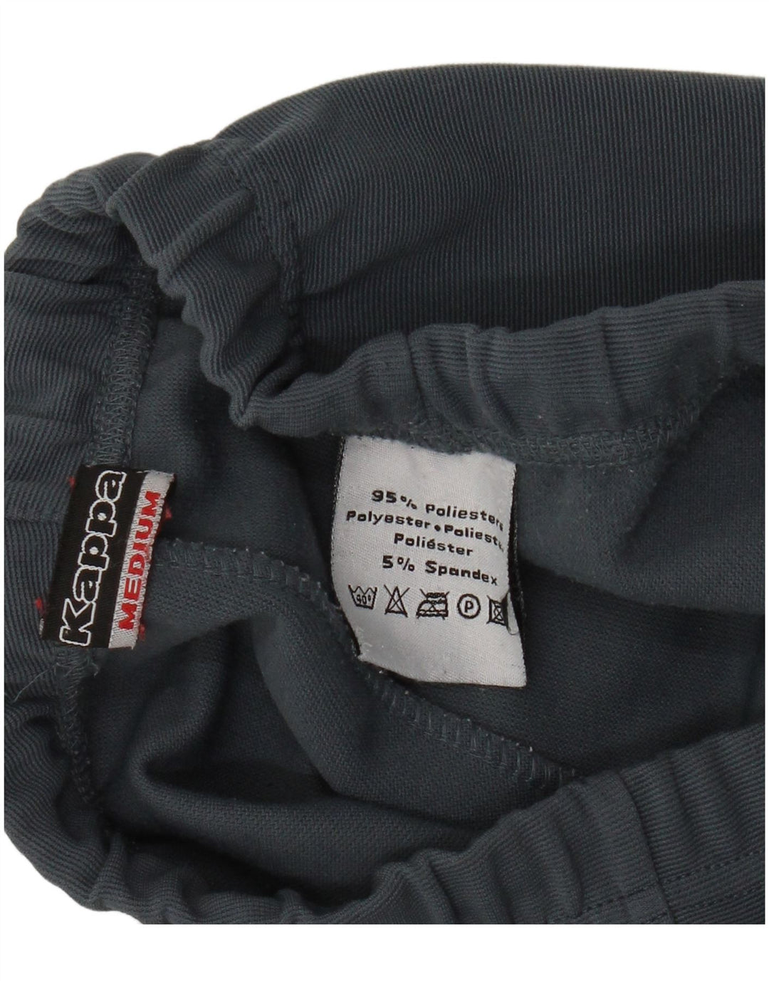 Calça de treino masculina KAPPA poliéster cinza médio