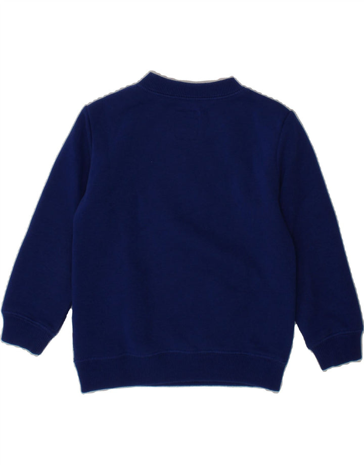 LEVI'S Baby Boys Graphic Sweatshirt Jumper 18-24 Months Navy Blue Cotton Vintage Levi's and Second-Hand Levi's from Messina Hembry 