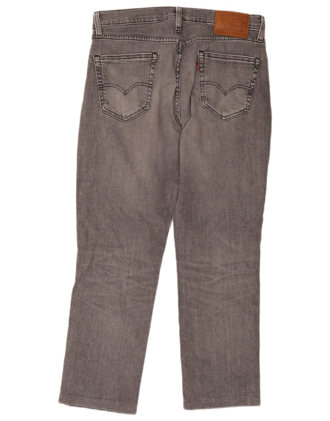 Calça Jeans Levis 511 Slim Masculina W33 L32 Cinza Algodão