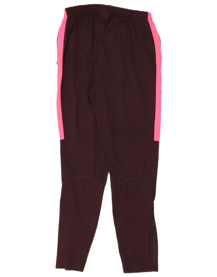 Calça de treino feminina NIKE UK 14 Medium Burgundy Colourblock
