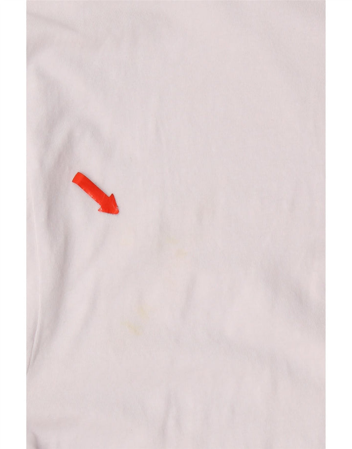 Jack & Jones Camiseta masculina de manga comprida XL algodão branco