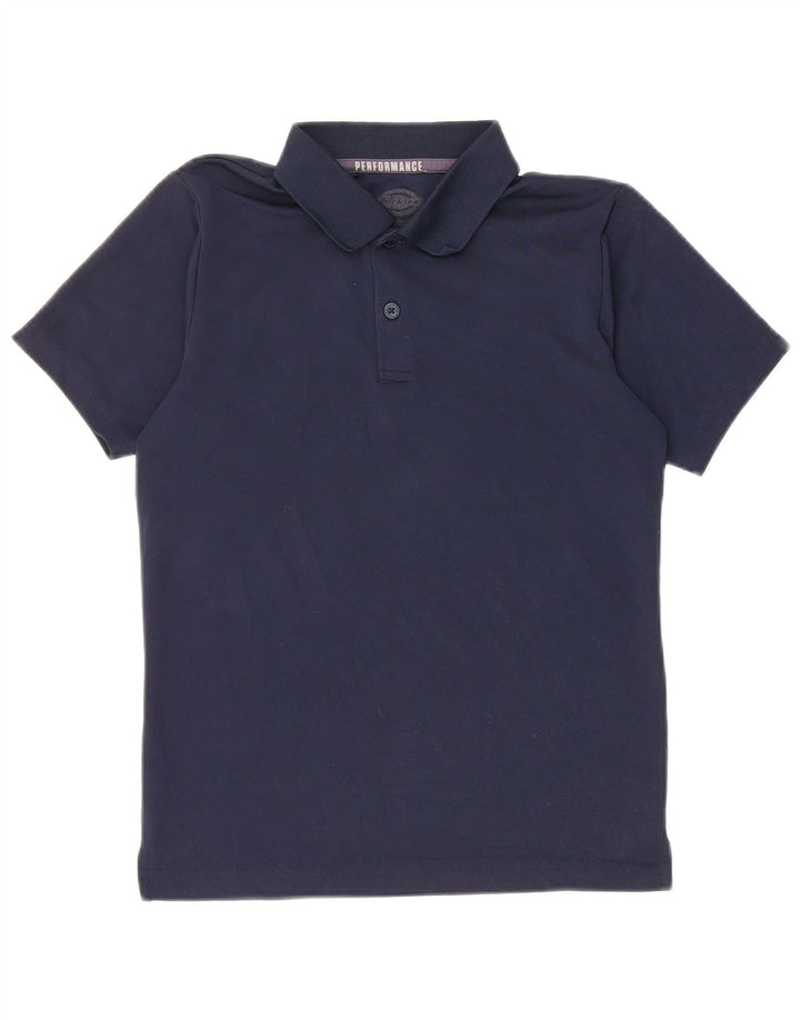 Camisa pólo Dickies Boys 10-11 anos médio azul marinho poliéster