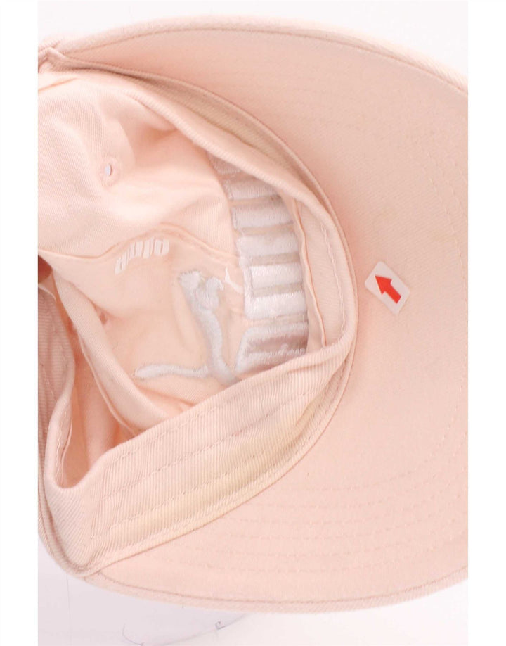 Boné de beisebol gráfico feminino Puma tamanho único algodão rosa