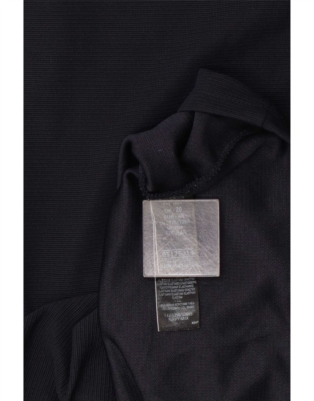 Vestido feminino Marks & Spencer UK 20 2XL azul marinho poliéster