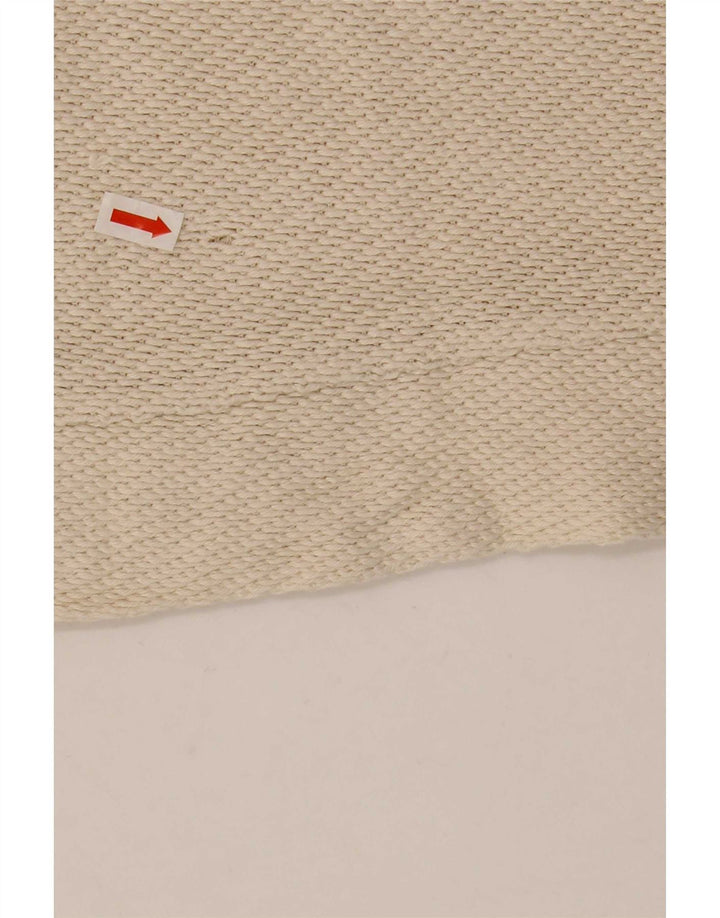Zara Mens Vest Tank Top Médio Off White Algodão