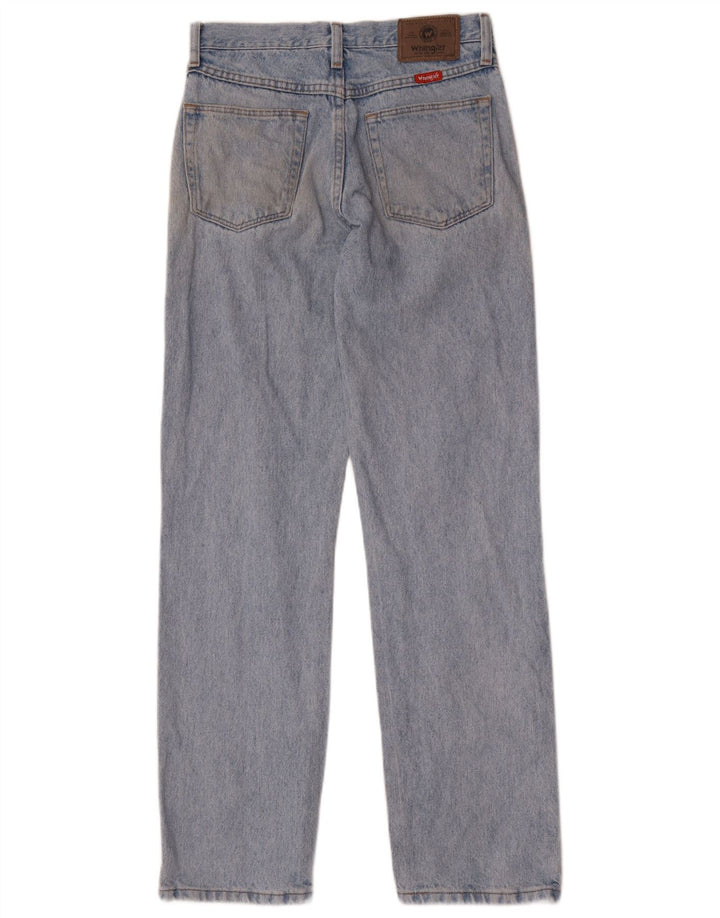 Jeans Wrangler feminino reto W30 L32 algodão azul