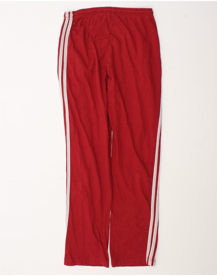 Adidas Mens Calças de treino pequeno algodão vermelho