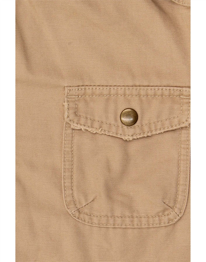 Jaqueta parka feminina com capuz grande Marks & Spencer Reino Unido 10 pequena bege