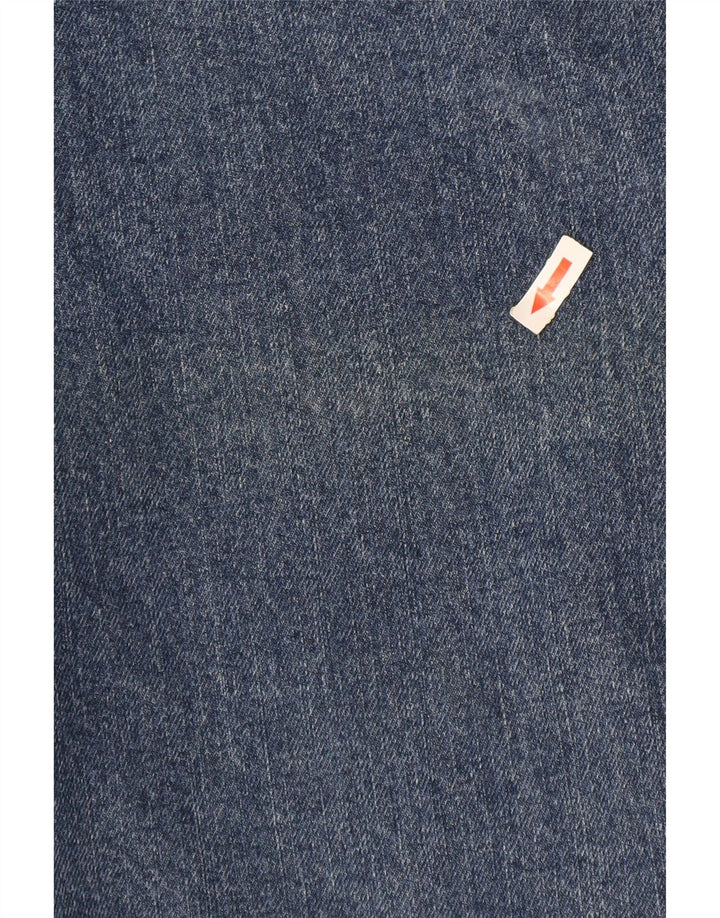 Wrangler Mens Jeans Cônicos de Ajuste Relaxado W42 L30 Azul Algodão