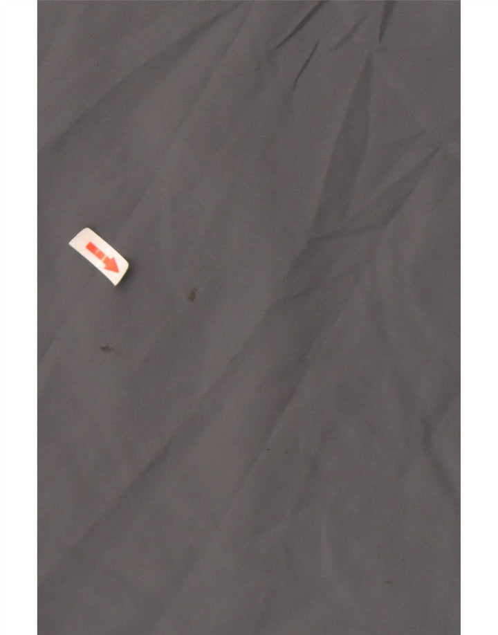 Jaqueta de chuva masculina Reebok UK 40 grande poliéster cinza colorblock