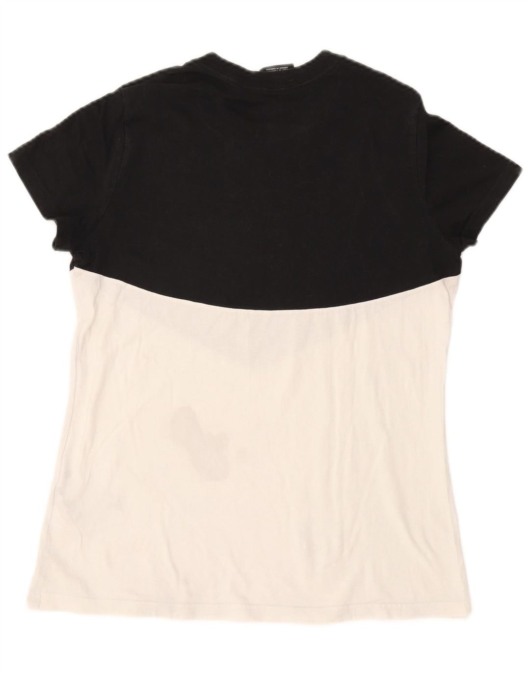 Camiseta feminina NIKE com estampa gráfica UK 12 médio branco colorblock algodão