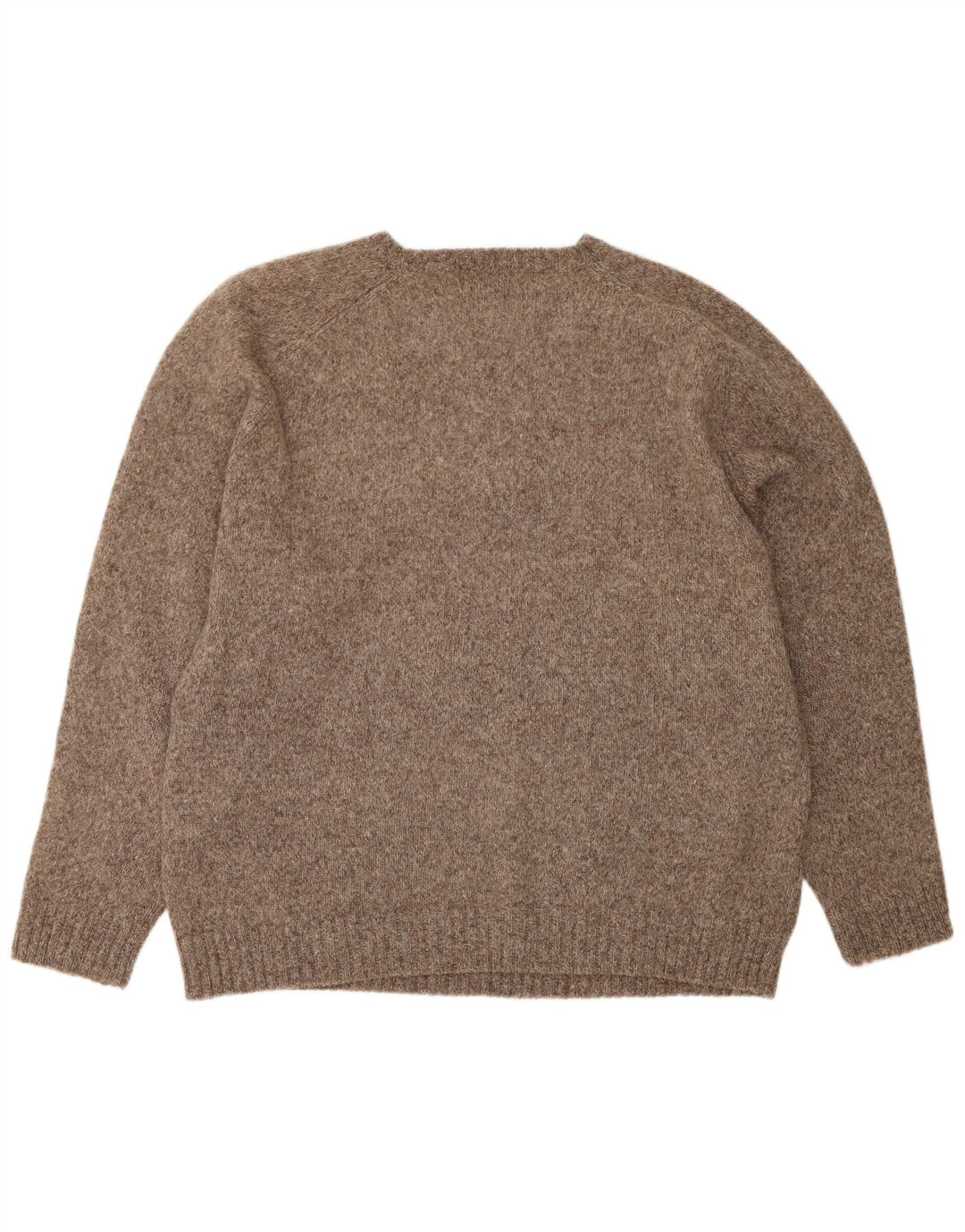 Suéter masculino KAPPA com gola redonda 2XL lã manchada marrom