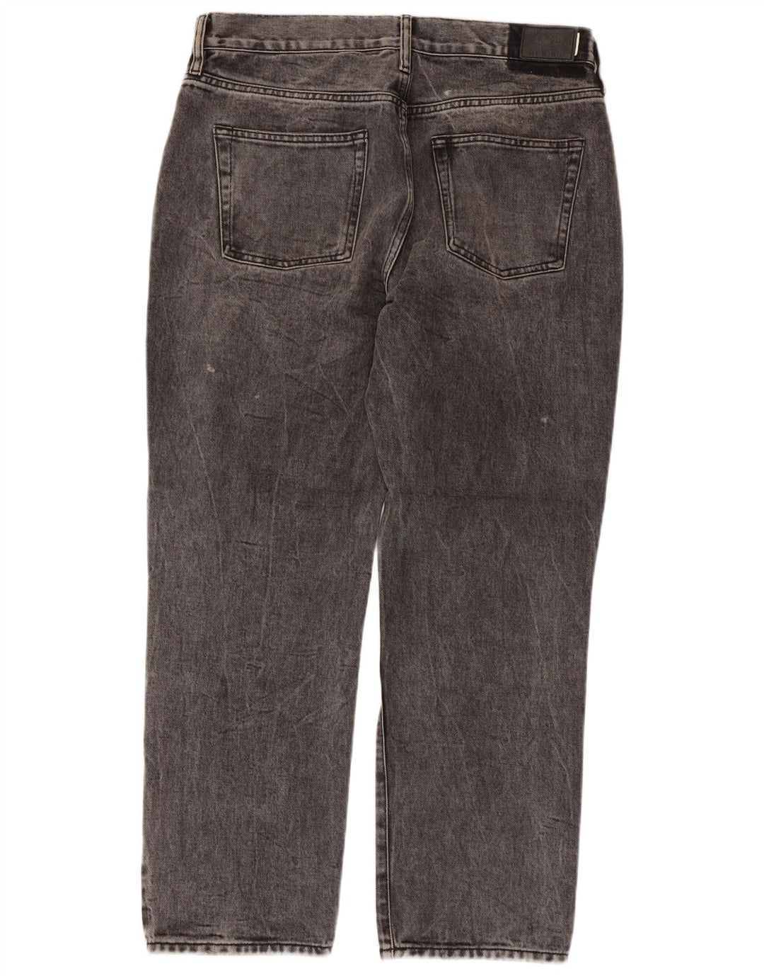 Jeans retos masculinos Superdry W32 L28 algodão cinza