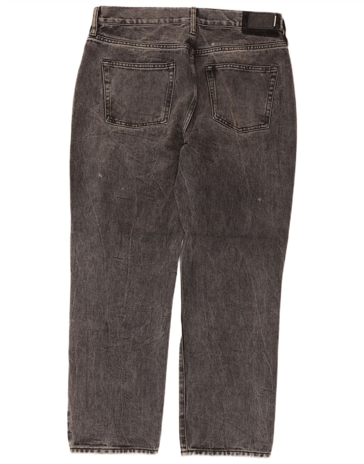 Jeans retos masculinos Superdry W32 L28 algodão cinza