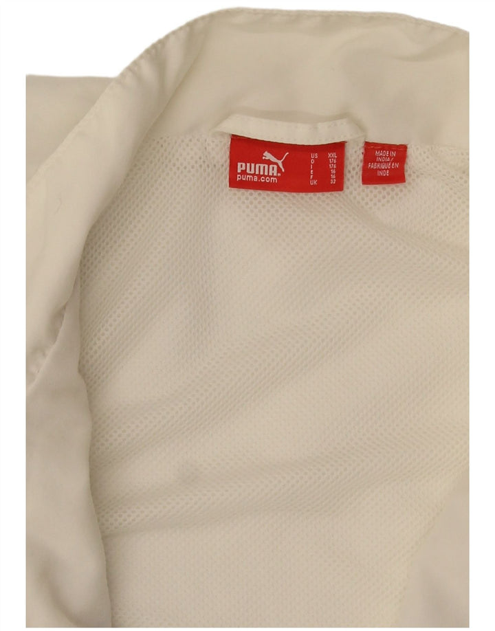 Jaqueta feminina Puma Graphic Tracksuit 15-16 anos branco