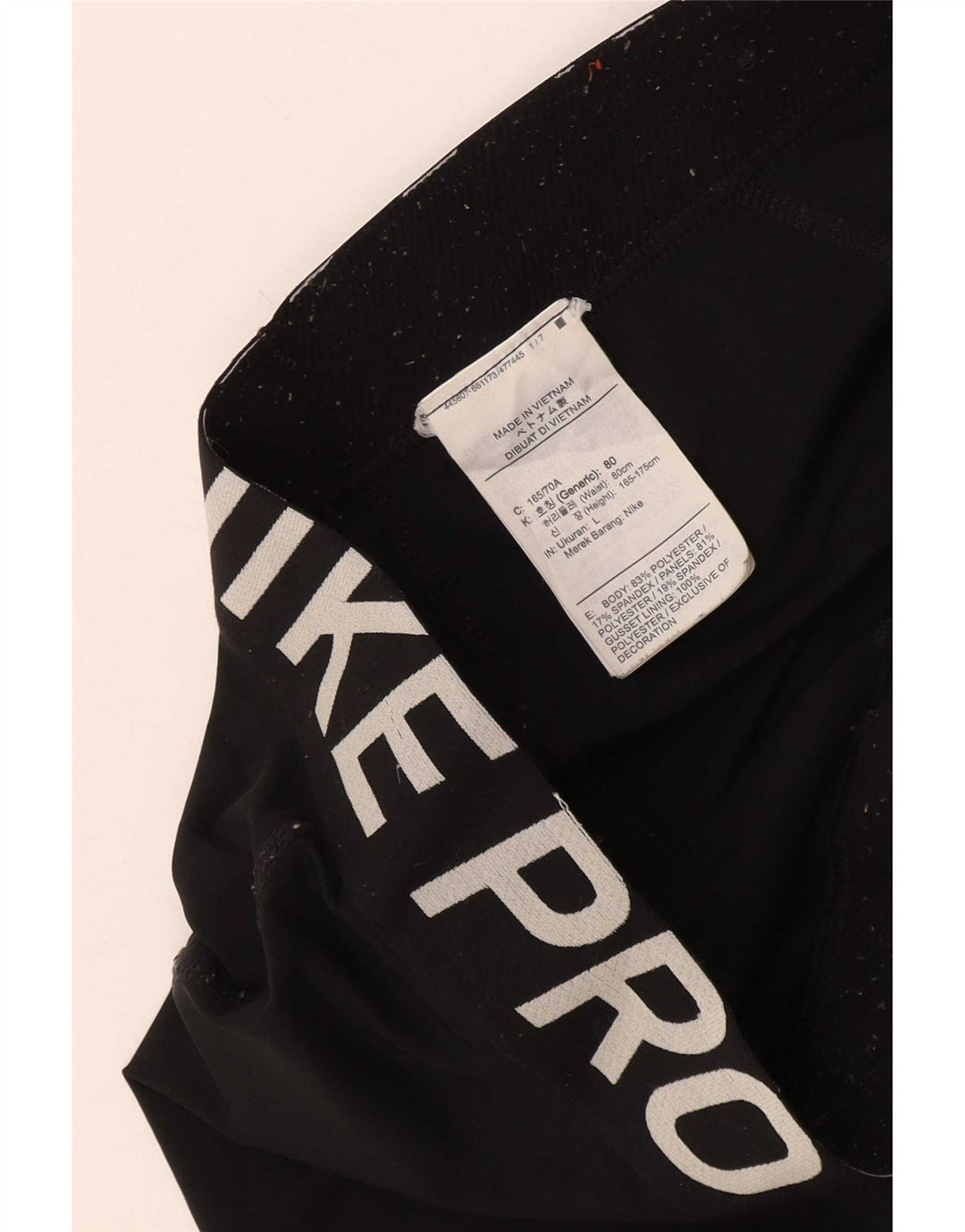Leggings Nike Girls Graphic 12-13 Anos Grande Poliéster Preto