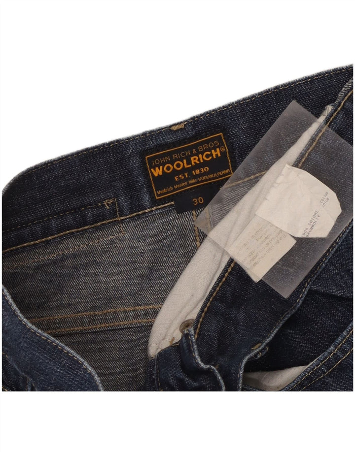 Jeans retos masculinos Woolrich W30 L29 algodão azul