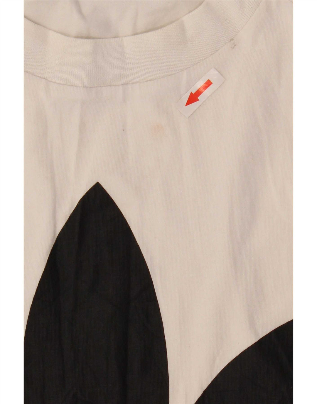 Adidas Womens Graphic Vest Top UK 12 Médio Algodão Branco