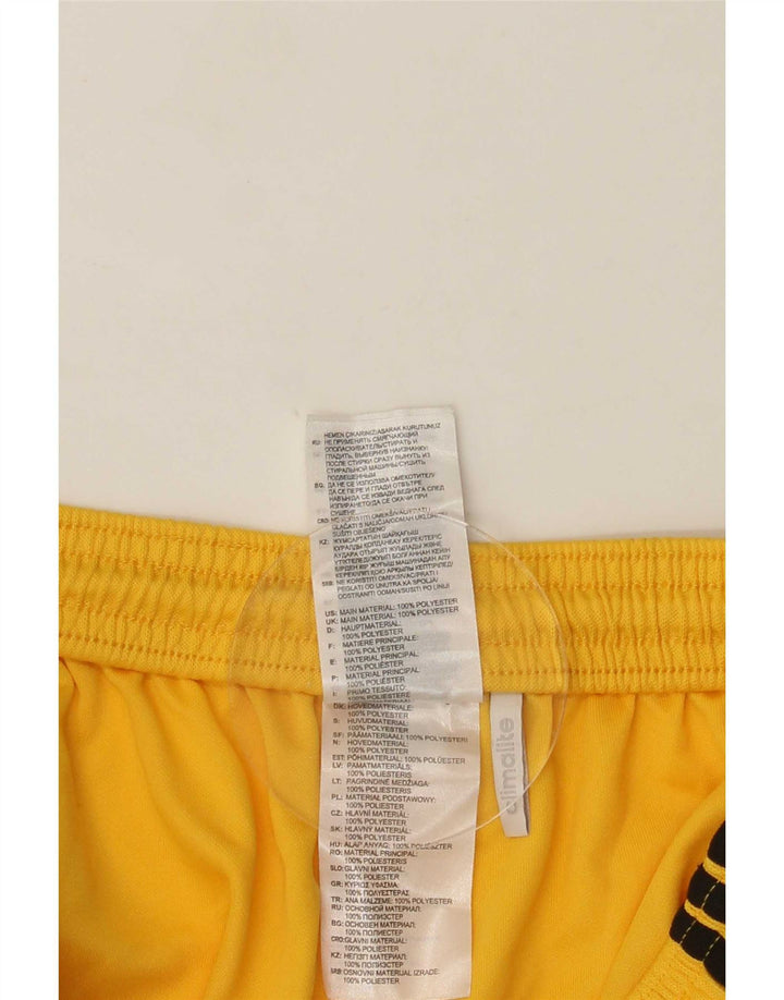Adidas Mens Climalite Sport Shorts Grande Poliéster Amarelo
