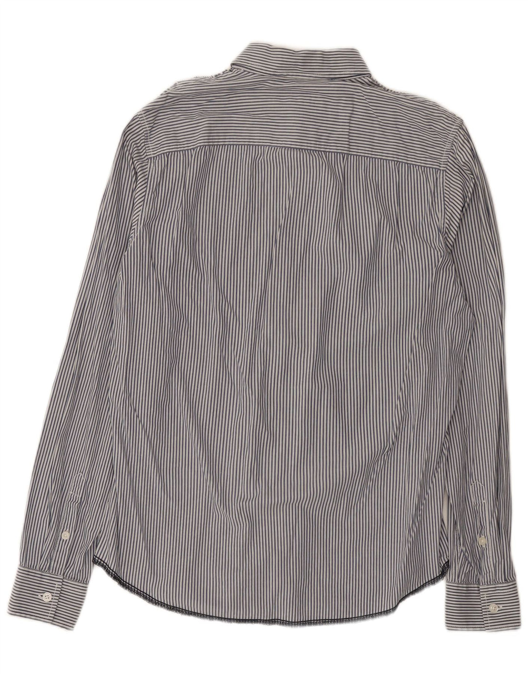 Camisa masculina Calvin Klein Jeans de algodão xadrez azul médio