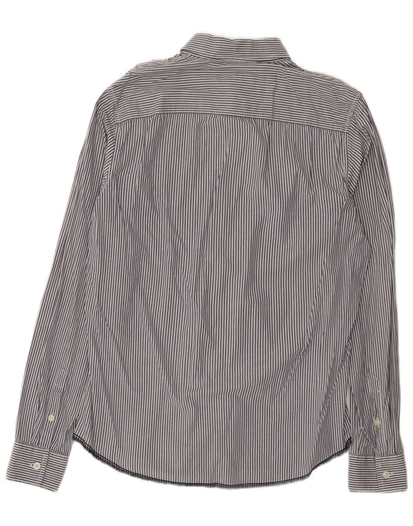 Camisa masculina Calvin Klein Jeans de algodão xadrez azul médio