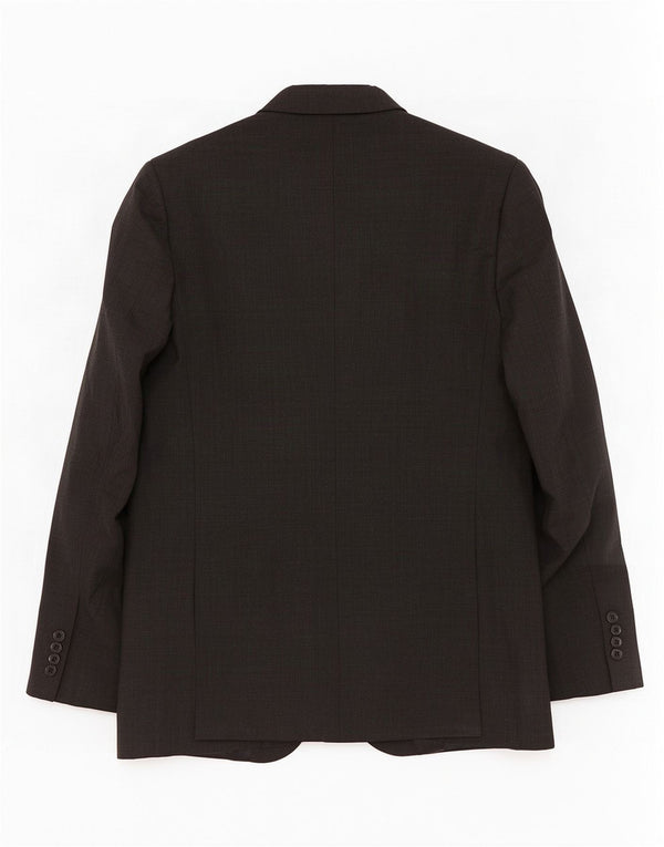 Jaqueta blazer masculina de 2 botões Marks & Spencer tamanho 38 lã cinza médio
