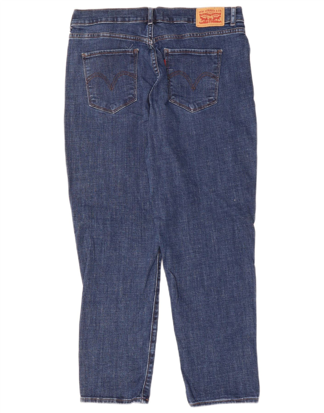 Calça Jeans Capri Clássica Feminina LEVI'S W29 L26 Azul Algodão