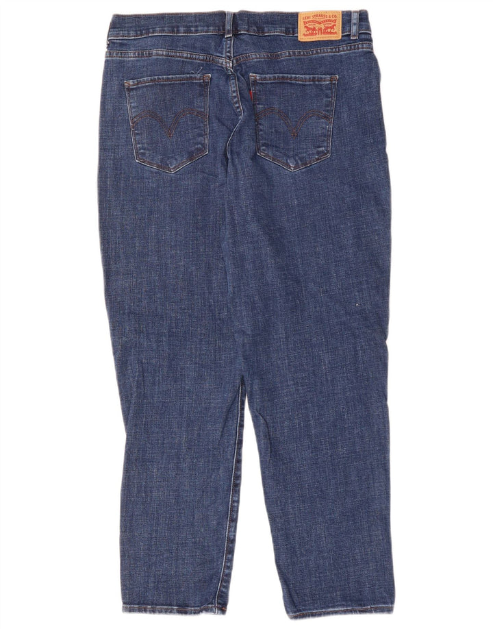 Calça Jeans Capri Clássica Feminina LEVI'S W29 L26 Azul Algodão