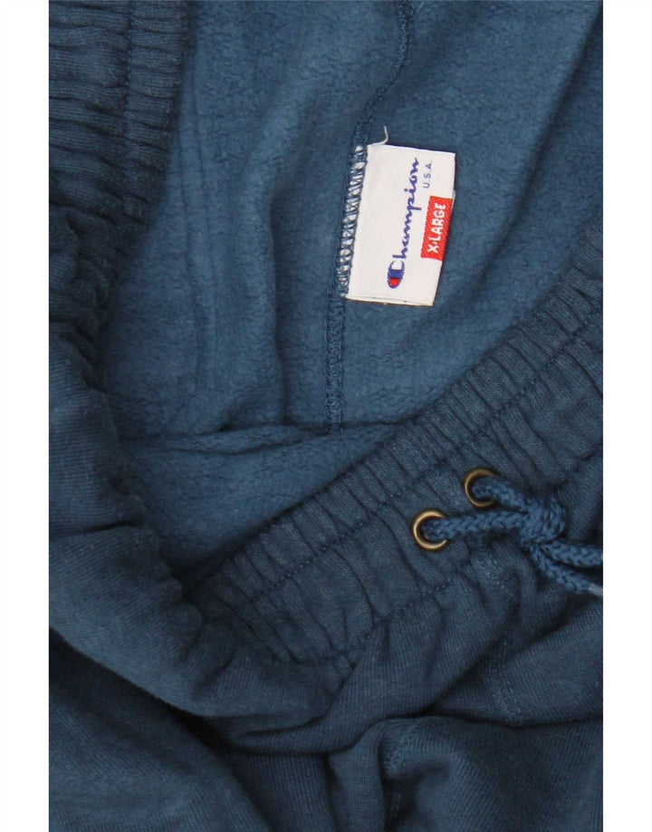 Calça de treino masculina Champion XL azul algodão