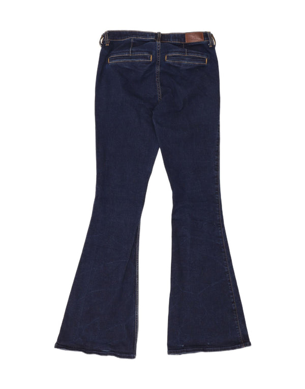 Hollister feminino vintage flared jeans US 5 médio W27 L32 azul marinho