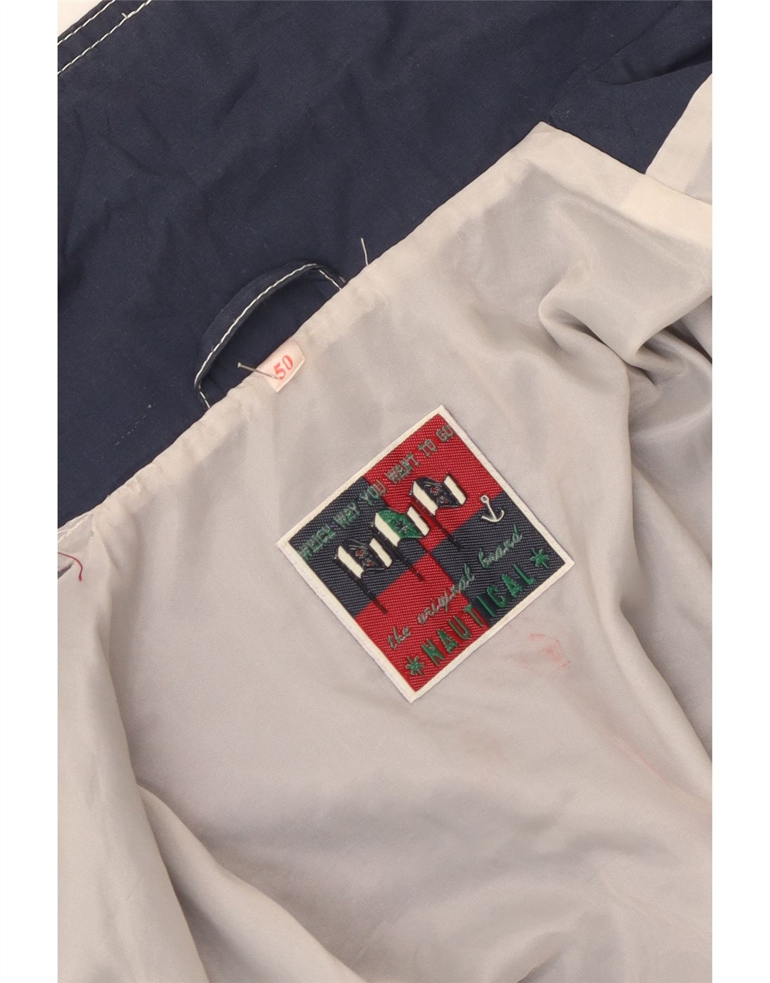 Jaqueta bomber masculina vintage IT 50 Medium Multicolor Colorblock