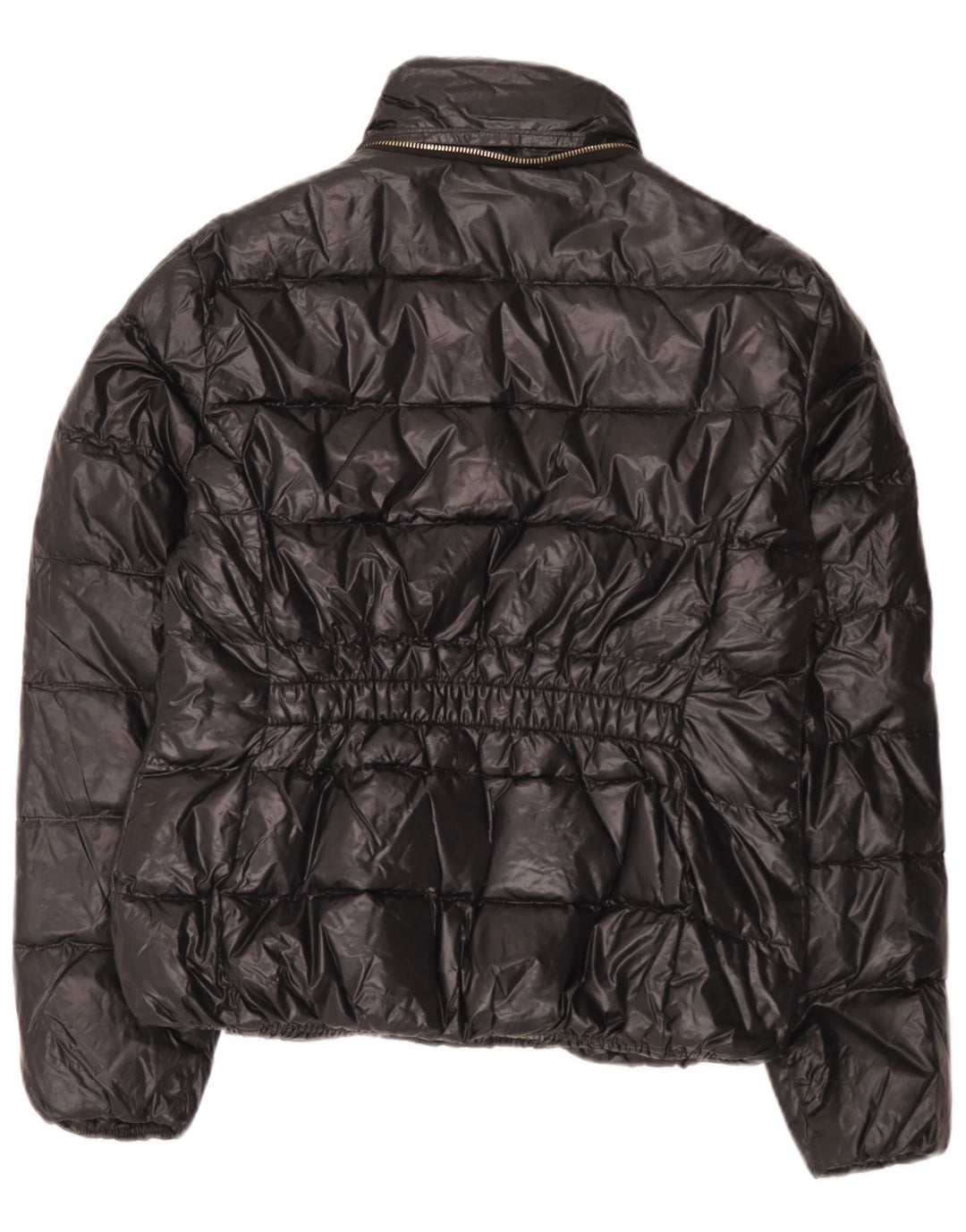 Jaqueta acolchoada feminina Zara UK 14 grande preta
