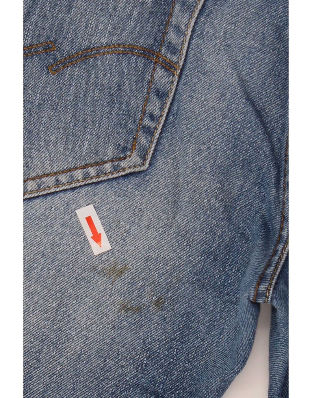 Shorts jeans masculino Jack & Jones pequeno W30 algodão azul