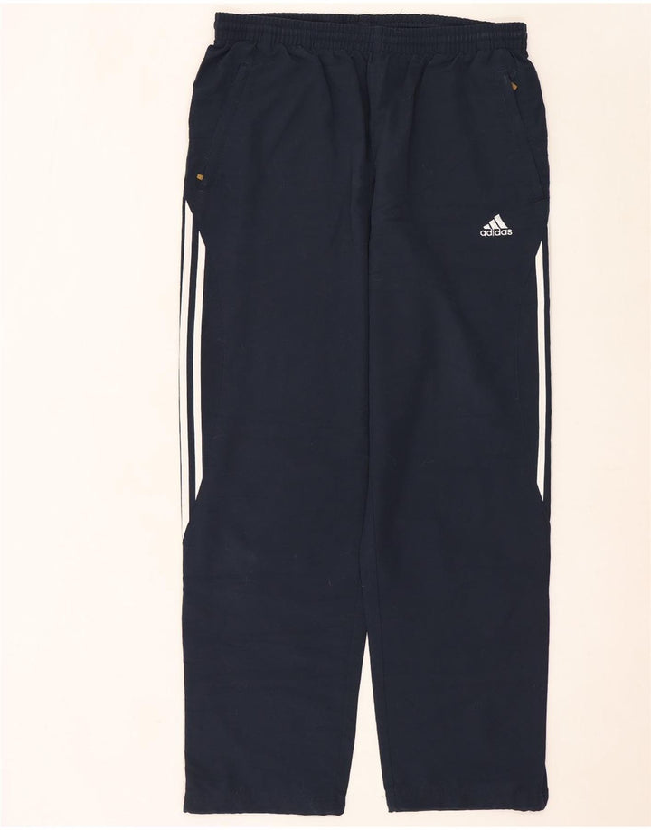 Adidas Mens Full Tracksuit UK 40/42 Médio Azul Marinho Colorblock Poliéster