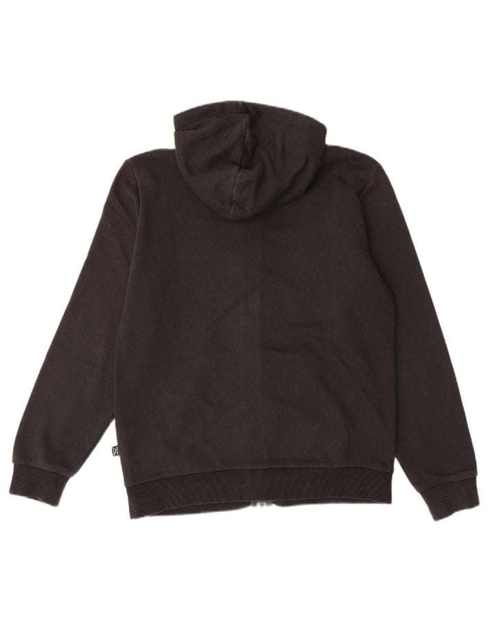 Suéter PUMA Boys Graphic Zip com capuz 13-14 anos algodão preto