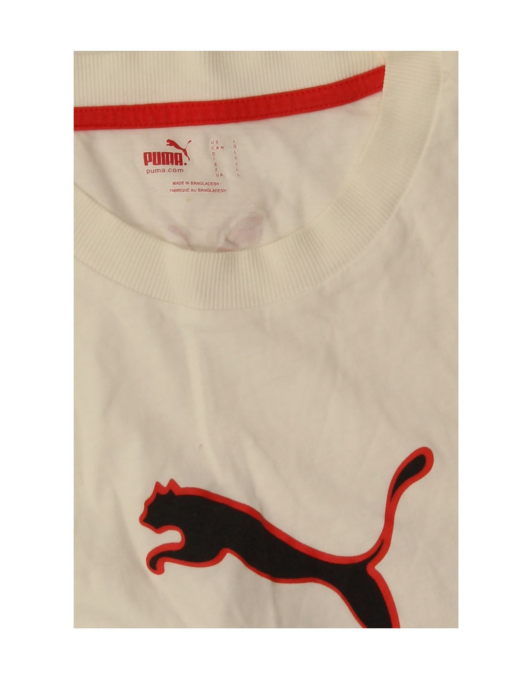 Puma Camiseta Masculina Graphic Top Grande Branco
