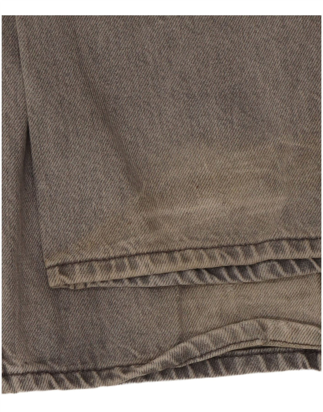 Calça jeans feminina Zara de perna larga EU 38 médio W28 L33 algodão cinza