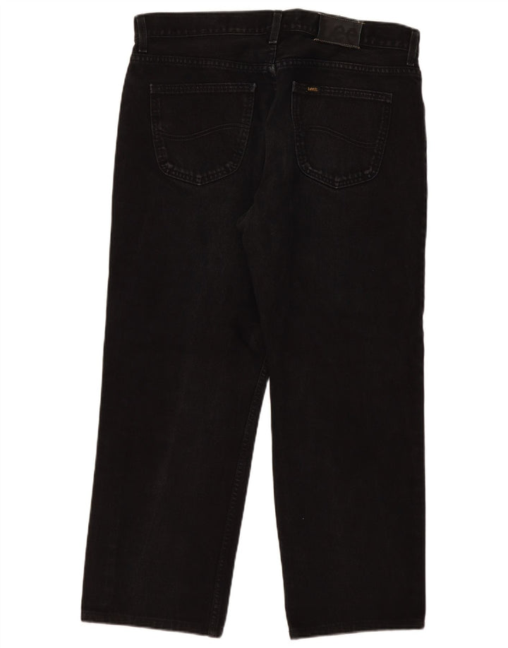 Calça jeans reta masculina Lee W36 L27 preta